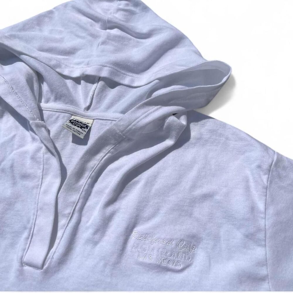 Rainforest cafe Women's White Hoodie